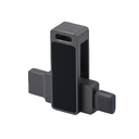 USB3.0/ Type-C флешка 2в1 на 32 ГБ «Спинлайт» с подсветкой для нанесения логотипа