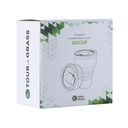 Силиконовый складной стакан «GoCup» для нанесения логотипа