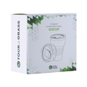 Силиконовый складной стакан «GoCup» для нанесения логотипа