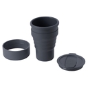 Силиконовый складной стакан «GoCup» для нанесения логотипа