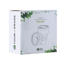 Силиконовый складной стакан «GoCup» для нанесения логотипа