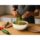 Салатник из натуральных волокон с бамбуковой крышкой «Bowl» для нанесения логотипа