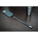 Ремешок-держатель для телефона с зарядным кабелем USB-C - USB-C «Lany Wristband Charge Eco» для нанесения логотипа