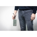 Ремешок-держатель для телефона с зарядным кабелем USB-C - USB-C «Lany Wristband Charge Eco» для нанесения логотипа