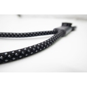 Ремешок-держатель для телефона с зарядным кабелем USB-C - USB-C «Lany Wristband Charge Eco» для нанесения логотипа