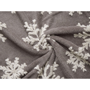 Плед Snowflake новогодний с капюшоном для нанесения логотипа