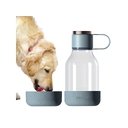 Бутылка для воды 2-в-1 «Dog Bowl Bottle» со съемной миской для питомцев, 1500 мл для нанесения логотипа