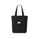 Сумка на молнии Zipper Neo из хлопка 280 г c карманом на молнии спереди для нанесения логотипа