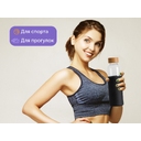 Стеклянная бутылка для воды в силиконовом чехле «Refine» для нанесения логотипа