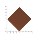 Патч «Ромб», soft-touch для нанесения логотипа