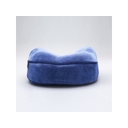 Подушка для путешествий с эффектом памяти, с капюшоном «Hooded Tranquility Pillow» для нанесения логотипа