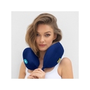 Подушка для путешествий со встроенным массажером «Massage Tranquility Pillow» для нанесения логотипа