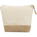 Косметичка «Jute» из хлопка и джута для нанесения логотипа