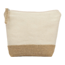 Косметичка «Jute» из хлопка и джута для нанесения логотипа