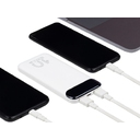 Внешний аккумулятор с дисплеем, 10000 mAh для нанесения логотипа