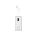 Внешний аккумулятор с дисплеем и встроенными кабелями VA2210, 10000 mAh для нанесения логотипа