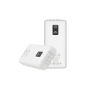 Внешний аккумулятор с дисплеем и встроенными кабелями VA2220, 20000 mAh для нанесения логотипа