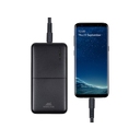 Внешний аккумулятор с быстрой зарядкой QC/PD VA2532, 10000 mAh для нанесения логотипа