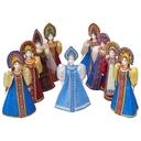 Подарочный набор: кукла фарфоровая, мёд с гецким орехом для нанесения логотипа