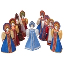 Подарочный набор: кукла фарфоровая, мёд с гецким орехом для нанесения логотипа