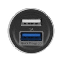 Адаптер автомобильный USB с функцией быстрой зарядки QC 3.0 «TraffIQ» для нанесения логотипа