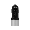 Адаптер автомобильный USB с функцией быстрой зарядки QC 3.0 «TraffIQ» для нанесения логотипа