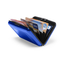 Футляр "Trust" для банковских карт и визиток с RFID - защитой от считывания данных, серебристый для нанесения логотипа