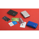 Футляр "Trust" для банковских карт и визиток с RFID - защитой от считывания данных, серебристый для нанесения логотипа
