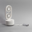 Портативный увлажнитель воздуха "Smart Wind" с двумя вентиляторами для нанесения логотипа