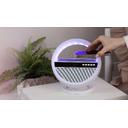 Bluetooth колонка "Smart Orb" 5Вт с беспроводным (15W) ЗУ, лампой, часами, FM радио для нанесения логотипа