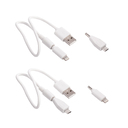 Кабель 2-в-1 (microUSB, Lightning) для нанесения логотипа