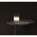 Настольная беспроводная (15W) зарядная станция "Smart Home" с bluetooth колонкой-лампой для нанесения логотипа