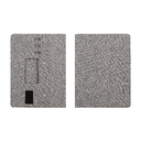 Настольная складная подставка "Cool Mat" с беспроводным (15W) ЗУ, сенсорной подсветкой логотипа, функцией MagSafe и ковриком для мыши для нанесения логотипа