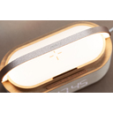 Bluetooth стерео-колонка "Smart Band" 10Вт (2х5Вт) с беспроводным (15W) ЗУ, лампой, часами, FM радио для нанесения логотипа