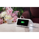 Лампа складная "Smart Light" с беспроводным (10W) зарядным устройством и подставкой для смартфона для нанесения логотипа