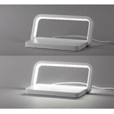 Лампа складная "Smart Light" с беспроводным (10W) зарядным устройством и подставкой для смартфона для нанесения логотипа