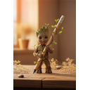 Вечный карандаш "Groot" с ластиком, бамбук для нанесения логотипа