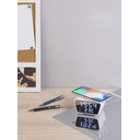 Настольные часы "Smart Clock" с беспроводным (15W) зарядным устройством, будильником и термометром для нанесения логотипа