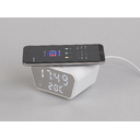 Настольные часы "Smart Clock" с беспроводным (15W) зарядным устройством, будильником и термометром для нанесения логотипа