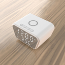 Настольные часы "Smart Clock" с беспроводным (15W) зарядным устройством, будильником и термометром для нанесения логотипа