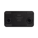 Настольные часы "Smart Box" с bluetooth колонкой (2х3Вт), беспроводным (15W) зарядным устройством и складной подставкой под смартфон для нанесения логотипа