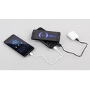 Беспроводное зарядное устройство "Sticky SOFTTOUCH", 10000 mAh с подсветкой логотипа и присосками для нанесения логотипа