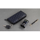 Зарядное (22.5W) устройство "Inside" 9000 mAh с прозрачным корпусом и цифровым индикатором заряда/напряжения/силы тока для нанесения логотипа