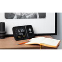 Настольные часы "Smart Screen" с беспроводным (15W) зарядным устройством, гигрометром, термометром, календарём, с подсветкой логотипа для нанесения логотипа