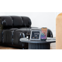 Настольные часы "Smart Screen" с беспроводным (15W) зарядным устройством, гигрометром, термометром, календарём, с подсветкой логотипа для нанесения логотипа