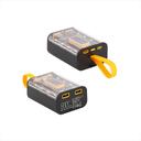 Зарядное устройство "Shine" 9000 mAh с LED-подсветкой, встроенными кабелями Type-C/Lightning/USB для нанесения логотипа