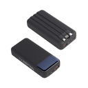 Зарядное (22.5W) устройство "Top Grade SOFTTOUCH" 20000 mAh с подсветкой логотипа, встроенными кабелями и цифровым индикатором заряда для нанесения логотипа