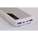 Зарядное устройство "Connect" 10000 mAh со встроенными Type-C/Lightning кабелями для нанесения логотипа