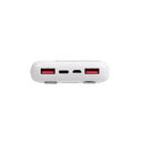 Зарядное устройство "Connect" 10000 mAh со встроенными Type-C/Lightning кабелями для нанесения логотипа