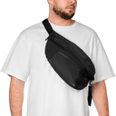 Сумка через плечо (cross body) Бостон (Boston), черная для нанесения логотипа